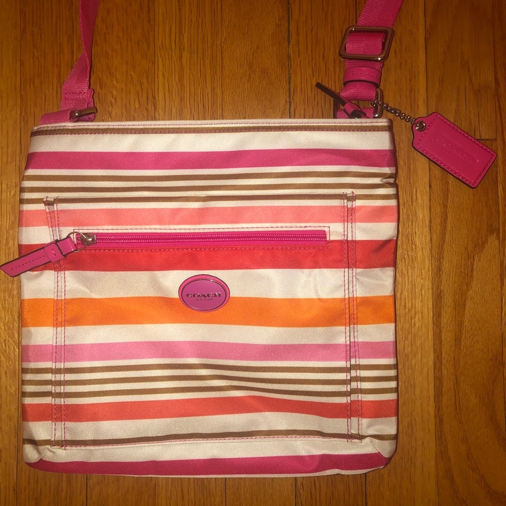 Coach Striped Purse